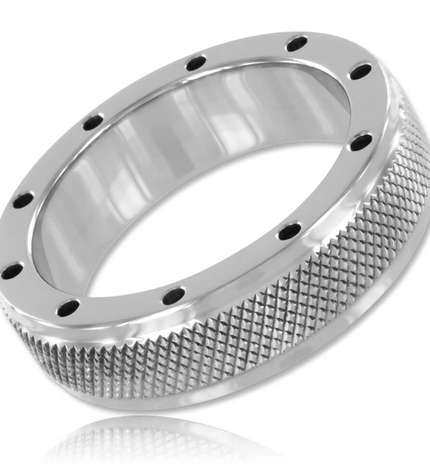 METAL HARD - ANNEAU POUR PÉNIS ET TESTICULES 55MM - Concombre Boutique