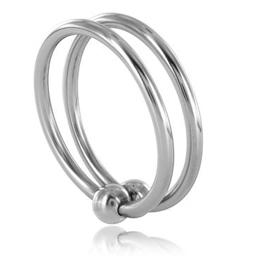 METAL HARD - ANNEAU DOUBLE ACIER METAL DUR 30MM - Concombre Boutique