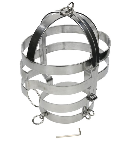 METAL HARD - MASQUE AVEC COLLIER EN ACIER - Concombre Boutique