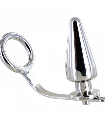 METAL HARD - ANNEAU EN ACIER AVEC PLUG ANAL 45 X 45MM by METAL HARD