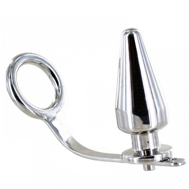 METAL HARD - ANNEAU EN ACIER AVEC PLUG ANAL 45 X 45MM by METAL HARD