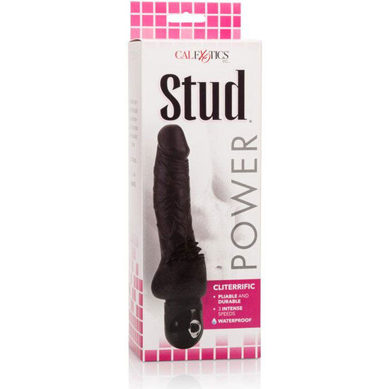 CALEXOTICS - VIBRATEUR NOIR POWER STUD CLITERRIFIC by CALEXOTICS