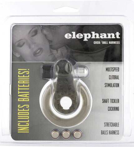 SEVEN CREATIONS - ANNEAU VIBRANT AVEC ÉLÉPHANT STIMULANT by SEVEN CREATIONS
