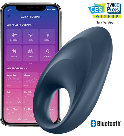 SATISFYER - APPLICATION DE VIBRATEUR UN ANNEAU MIGHTY by SATISFYER CONNECT