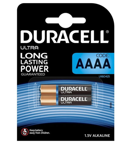 DURACELL - BATTERIE ULTRA POWER ALCALINA AAAA MX2500 1,5V 2 UNITÉS by DURACELL