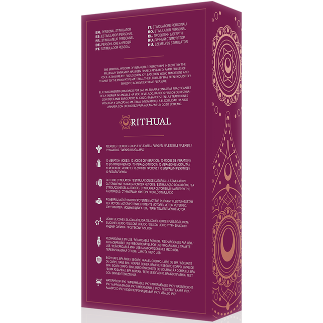 RITHUAL - ANUSARA DOUBLE MOTEUR RECHARGEABLE 2.0 ORCHIDÉE by RITHUAL