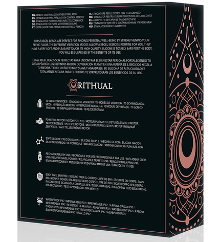 RITHUAL - BALLES DE KEGEL VIBRANTES RECHARGEABLES NISHA ORCHIDÉE by RITHUAL