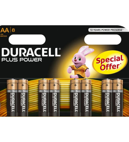 DURACELL - BATTERIE PLUS POWER AA LR6 8UNITÉS by DURACELL