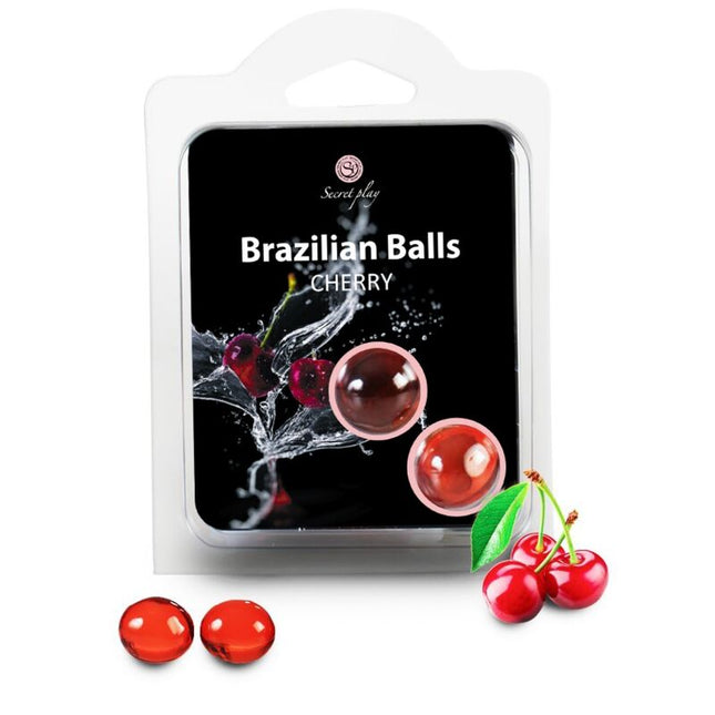 SECRETPLAY - BOULES BRÉSILIENNES CERISE - Concombre Boutique
