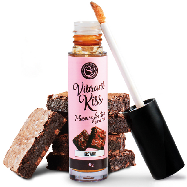 SECRETPLAY - GLOSS À LÈVRES VIBRANT KISS BROWNIE - Concombre Boutique