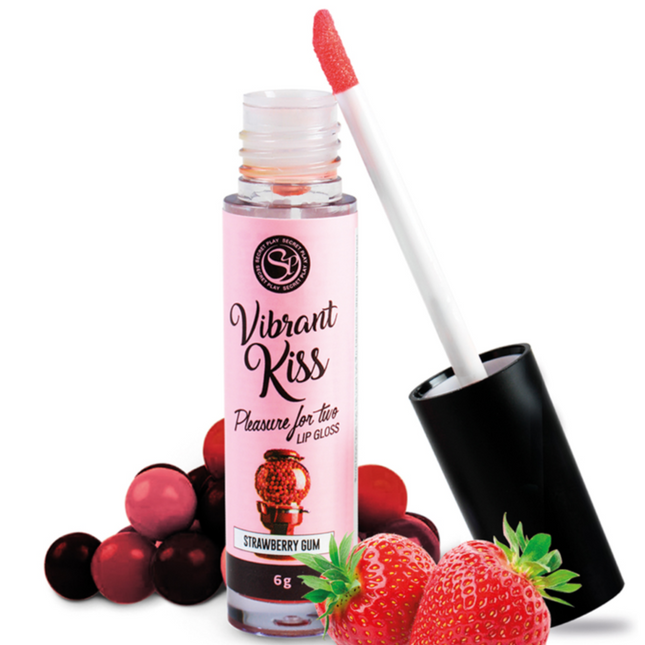 SECRETPLAY - LIP GLOSS VIBRANT KISS FRAISE GOMME - Concombre Boutique