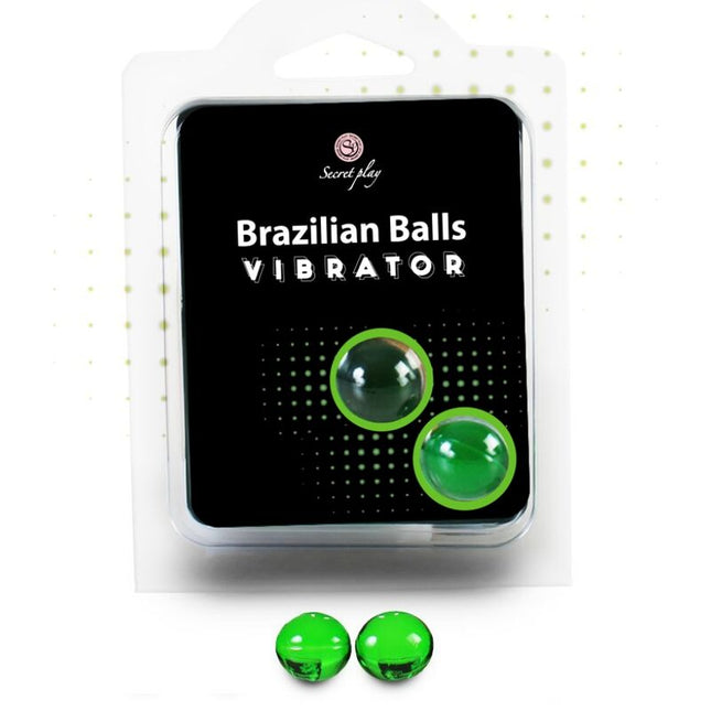SECRETPLAY - SET DE 2 BALLES BRÉSILIENNES SHOCK - Concombre Boutique