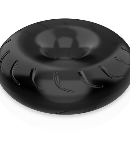 POWERING - ANNEAU PÉNIS SUPER FLEXIBLE ET RÉSISTANT 5CM PR08 NOIR by POWERING