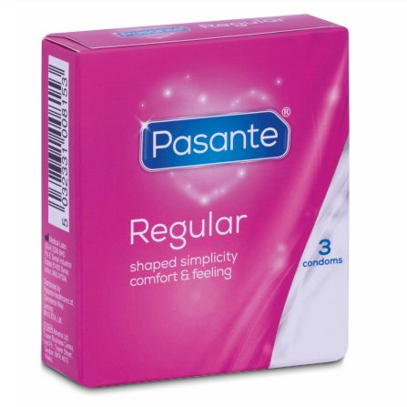 PASANTE - PRÉSERVATIFS GAMME RÉGULIÈRE 3 UNITÉS by PASANTE