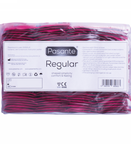 PASANTE - PRÉSERVATIFS GAMME RÉGULIÈRE 144 UNITÉS by PASANTE