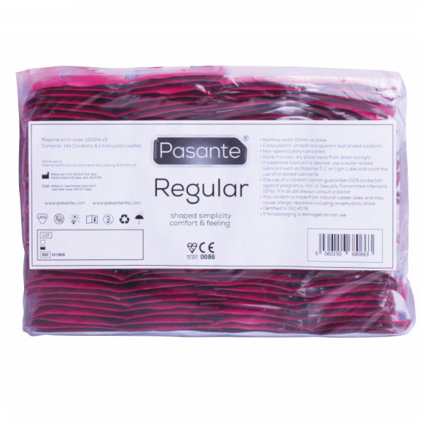 PASANTE - PRÉSERVATIFS GAMME RÉGULIÈRE 144 UNITÉS by PASANTE