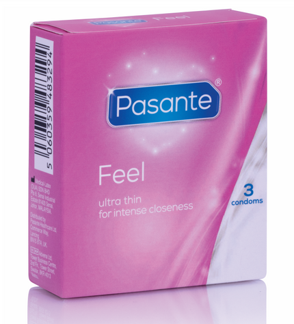 PASANTE - PRÉSERVATIFS SENSIBLES ULTRA MINCE 3 UNITÉS by PASANTE