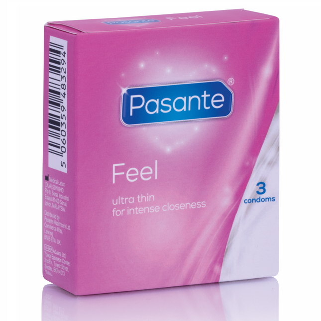 PASANTE - PRÉSERVATIFS SENSIBLES ULTRA MINCE 3 UNITÉS by PASANTE