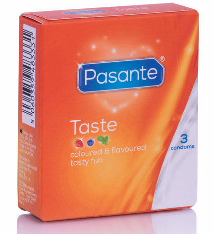 PASANTE - PRÉSERVATIFS SAVEURS 3 UNITÉS by PASANTE