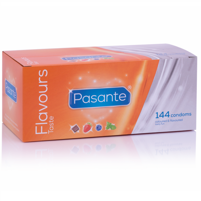 PASANTE - LES SAVEURS DE PRÉSERVATIFS 144 UNITÉS by PASANTE