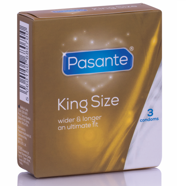 PASANTE - PRÉSERVATIFS KING SIZE 3 UNITÉS by PASANTE