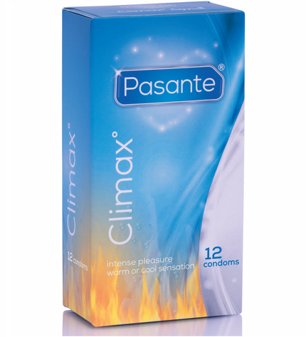PASANTE - PRÉSERVATIFS CLIMAX 6 EFFET CHALEUR + 6 EFFET FRAIS / 12 UNITÉS by PASANTE