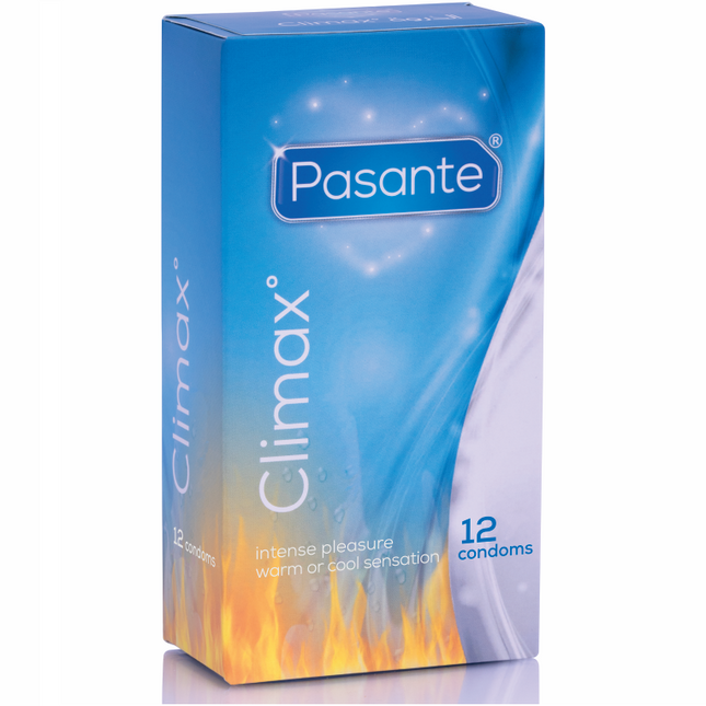 PASANTE - PRÉSERVATIFS CLIMAX 6 EFFET CHALEUR + 6 EFFET FRAIS / 12 UNITÉS by PASANTE