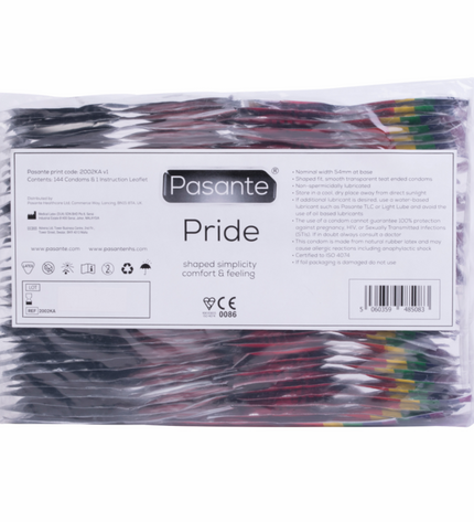 PASANTE - PRÉSERVATIFS FORMAT GAY PRIDE 144 PACK by PASANTE