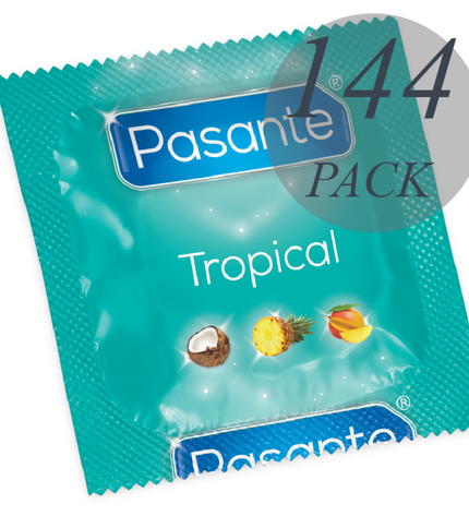 PASANTE - LES PRÉSERVATIFS SAVEURS TROPICALES 144 UNITÉS by PASANTE