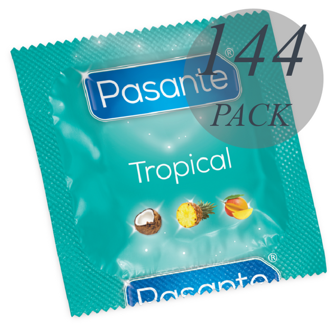 PASANTE - LES PRÉSERVATIFS SAVEURS TROPICALES 144 UNITÉS by PASANTE