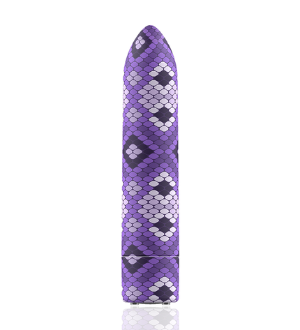 CUSTOM BULLETS - RECHARGEABLE SNAKE PURPLE MAGNETIC BULLET 10V by CUSTOM BULLETS