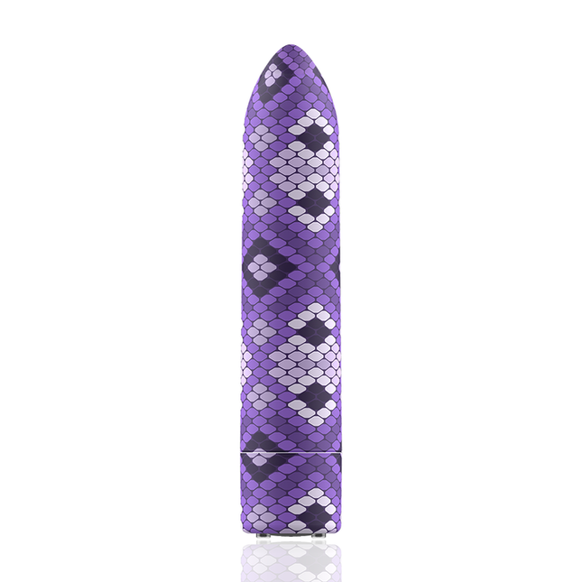 CUSTOM BULLETS - RECHARGEABLE SNAKE PURPLE MAGNETIC BULLET 10V by CUSTOM BULLETS