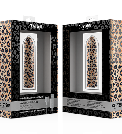 CUSTOM BULLETS - RECHARGEABLE LEOPARD 10 INTENSITIES by CUSTOM BULLETS