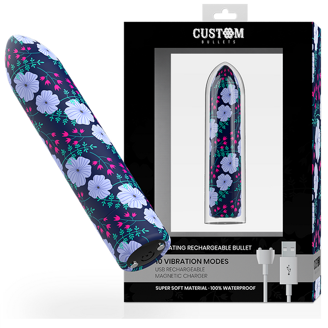 CUSTOM BULLETS - PERSONNALISÉS RECHARGEABLE PRINTEMPS 10 INTENSITIES by CUSTOM BULLETS
