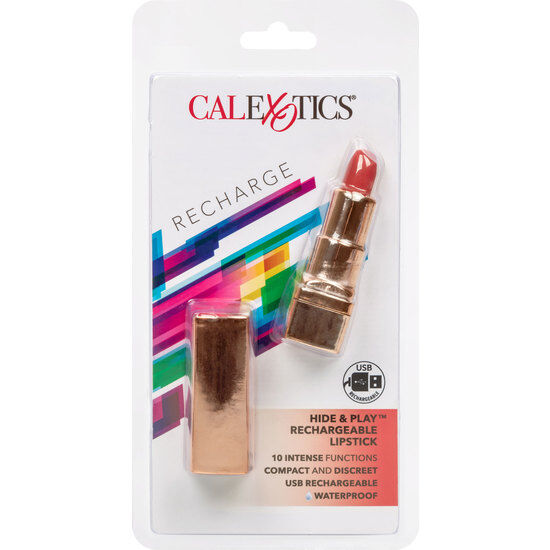 CALEXOTICS - BALA ROUGE LÈVRES RECHARGEABLE HIDE & PLAY ROUGE by CALEXOTICS