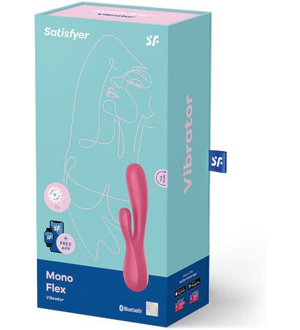 SATISFYER - MONO FLEX ROUGE AVEC APPLICATION by SATISFYER CONNECT