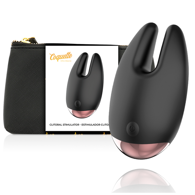 COQUETTE CHIC DESIRE - STIMULATEUR CLITORIAL NOIR / OR by COQUETTE TOYS