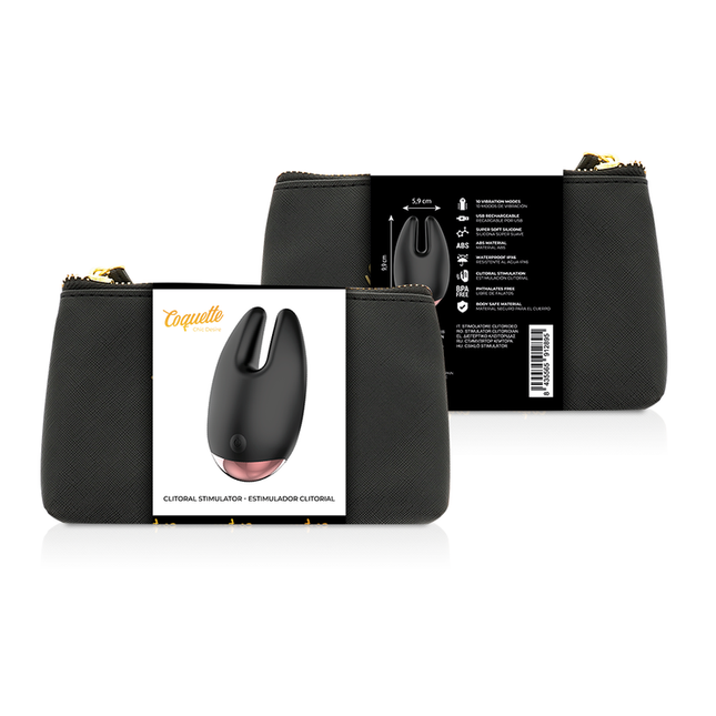 COQUETTE CHIC DESIRE - STIMULATEUR CLITORIAL NOIR / OR by COQUETTE TOYS