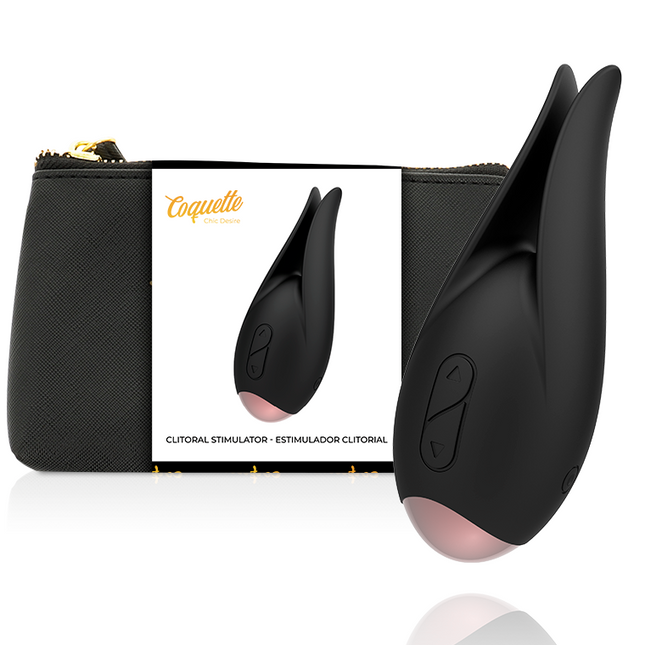 COQUETTE CHIC DESIRE - STIMULATEUR CLITORIAL NOIR / OR by COQUETTE TOYS