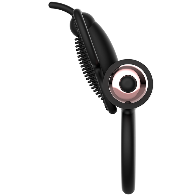 COQUETTE CHIC DESIRE - COCKRING PAPILLON AVEC VIBRATEUR NOIR/ OR by COQUETTE TOYS