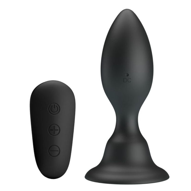MR PLAY - PLUG ANAL AVEC TÉLÉCOMMANDE VIBRATION NOIRE by MR PLAY