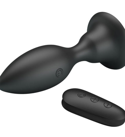MR PLAY - PLUG ANAL AVEC TÉLÉCOMMANDE VIBRATION NOIRE by MR PLAY