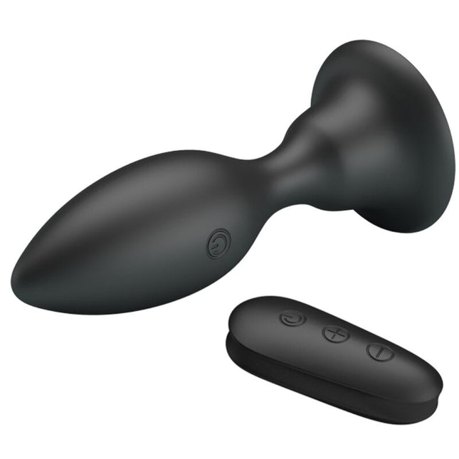 MR PLAY - PLUG ANAL AVEC TÉLÉCOMMANDE VIBRATION NOIRE by MR PLAY