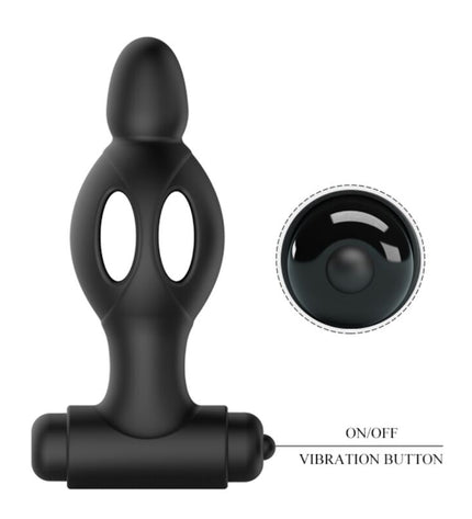 MR PLAY - PLUG ANAL EN SILICONE AVEC VIBRATION by MR PLAY