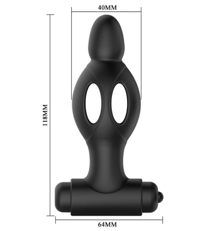 MR PLAY - PLUG ANAL EN SILICONE AVEC VIBRATION by MR PLAY