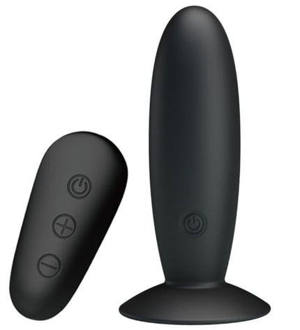 MR PLAY - PLUG ANAL AVEC TÉLÉCOMMANDE VIBRATION NOIRE by MR PLAY