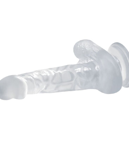 BAILE - GODE RÉALISTE AVEC VENTOUSE ET TESTICULES 16.7 CM TRANSPARENT by BAILE DILDOS