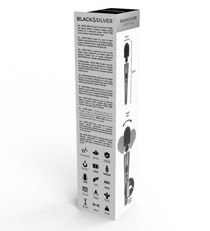 BLACK&SILVER - BAGUETTE DE MASSAGE DEXTER - Concombre Boutique