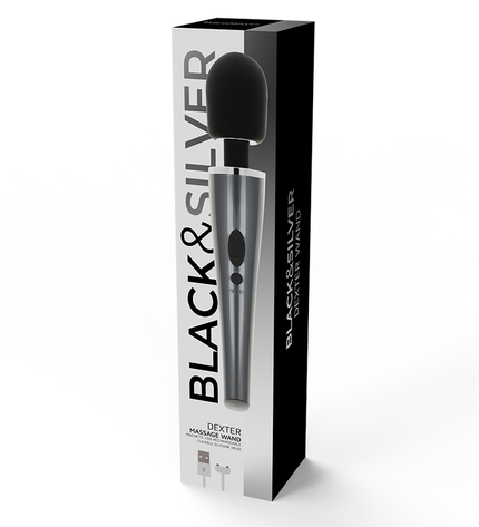 BLACK&SILVER - BAGUETTE DE MASSAGE DEXTER - Concombre Boutique