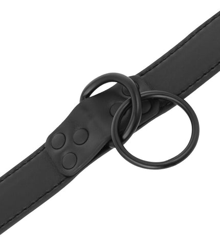 DARKNESS - COLLIER NOIR AVEC CHAÎNE by DARKNESS BONDAGE